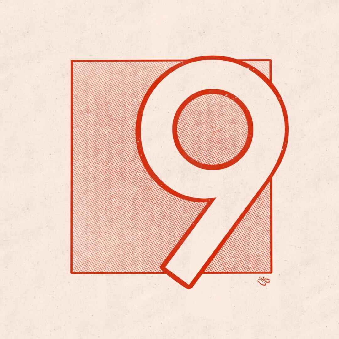 Number-9-lettering-Nesia-earth